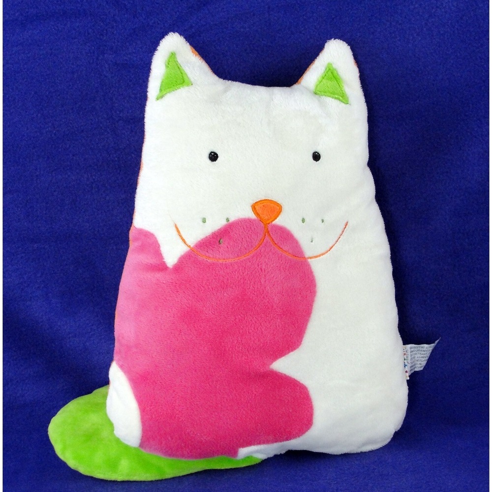 Anna Club Cat Plush Huggels Floral Flower Netherlands Stuffed Animal Sewn Eyes